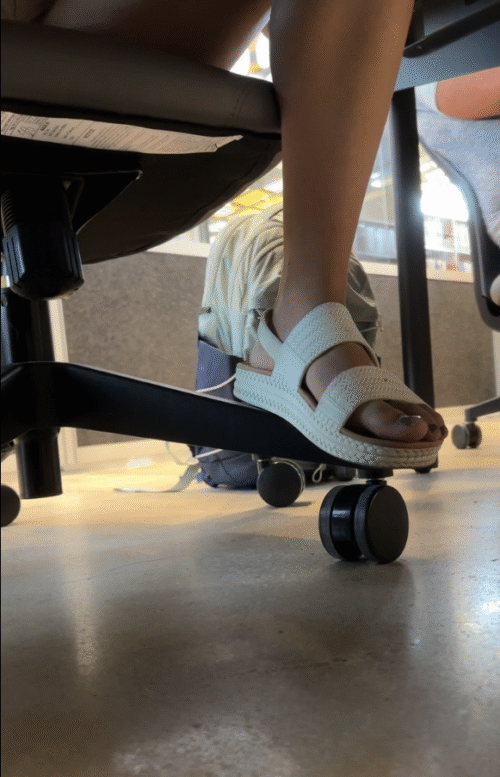 Girl in Nice Sandals - Image 2