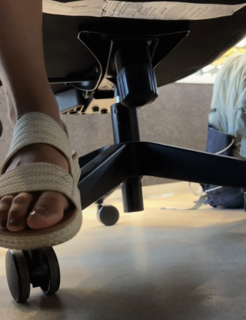 Girl in Nice Sandals - Image 3