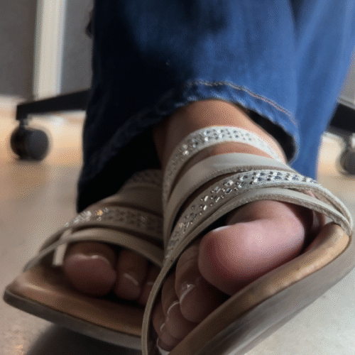 Latina Girl in French Tip Nearly Caught Me