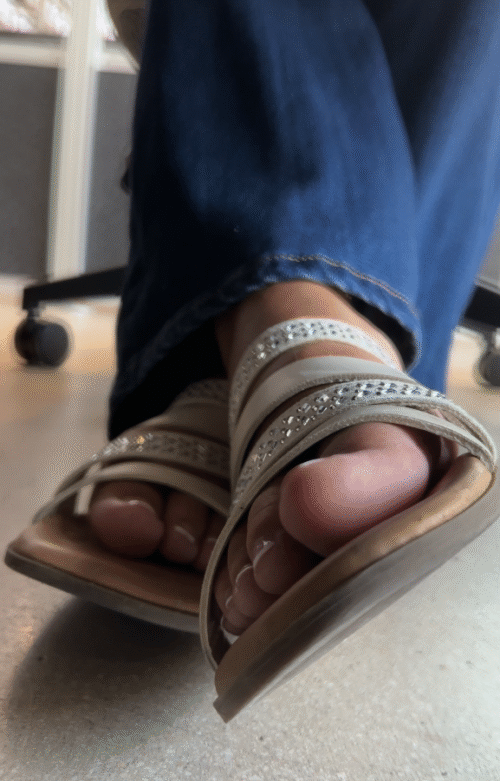 Latina Girl in French Tip Nearly Caught Me