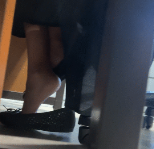 Girl Soles in Flats Shoeplay